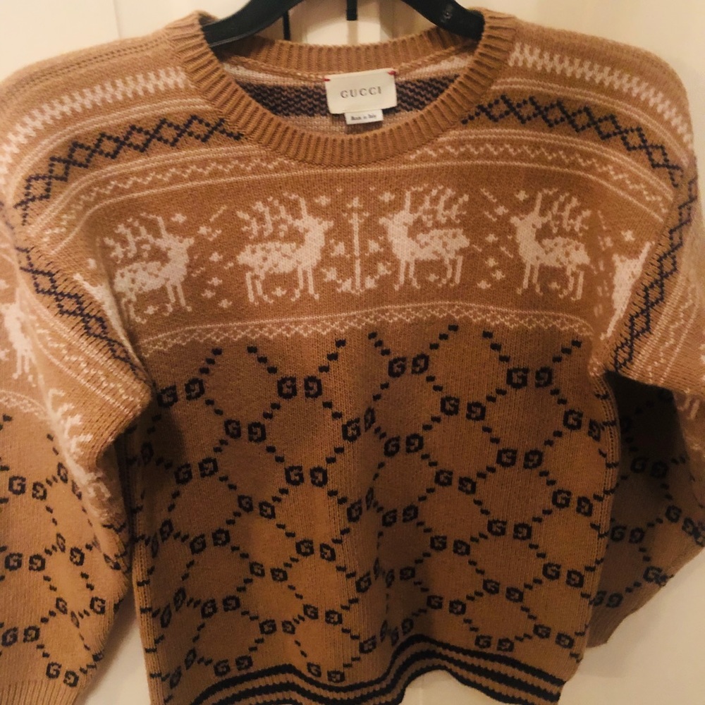 Gucci kids reindeer sweater